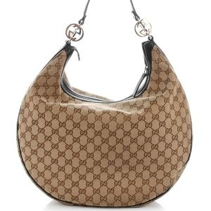 Gucci twin monogram large hobo